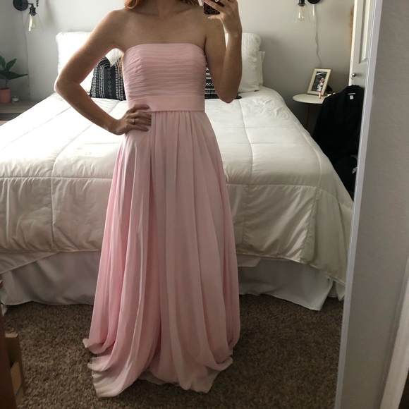 Pink floor length dress - Picture 2 of 8